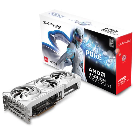 Saphire Pure Radeon RX 9070 XT 16GB Graphics Card